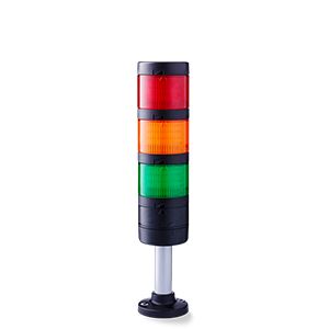 AUER Signal Modul-Perfect 70 LED Signalturm 3-stufig Linse Gelb, Grün, Rot LED Orange, Grün, Rot Dauer