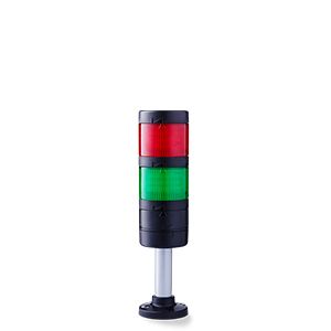 AUER Signal Modul-Perfect 70 LED Signalturm 2-stufig Linse Grün, Rot LED Grün, Rot Dauer