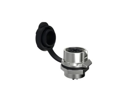 Amphenol Communications Solutions Circular Connector, 4 Contacts, Panel Mount, M16 Connector, Socket, IP67, MRD B Series