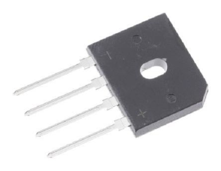 DiodesZetex Brückengleichrichter, 1-phasig 600V THT GBU