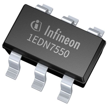Infineon Driver De MOSFET 1EDN7550BXTSA1, CMOS 8 A 4.5 → 20V, 4 Broches, SOT23-6