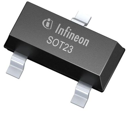 Infineon ISS55EP06LMXTSA1 P-Kanal, SMD MOSFET Transistor 60 V / 180 MA, 3-Pin SOT-23