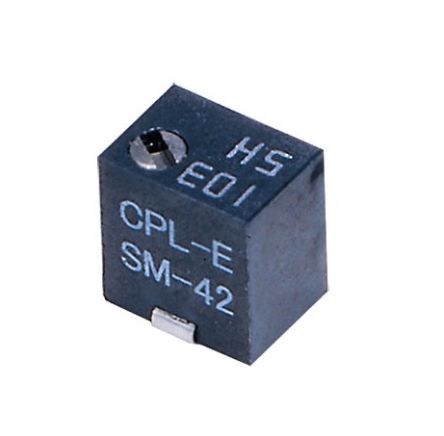 NIDEC COPAL ELECTRONICS GMBH 11-Gang SMD Trimmer-Potentiometer, Einstellung Von Oben, 0.25W