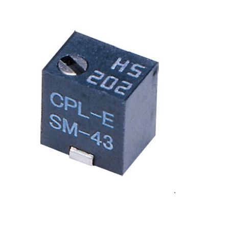 NIDEC COPAL ELECTRONICS GMBH SMD Trimmer Potentiometer 0.25W Top Adjust