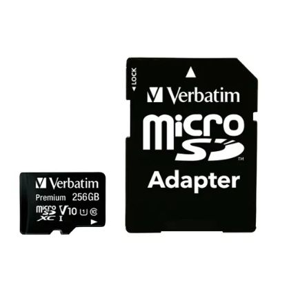 Verbatim MicroSDXC Micro SD Karte 256 GB Class 10, SLC