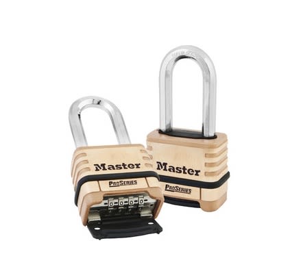 Master Lock Zahlenschloss, Kombinationsschloss, Bügel-Ø 9mm X 53mm