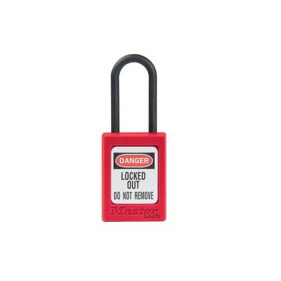 Master Lock Key Safety Padlock, 4.76mm Shackle