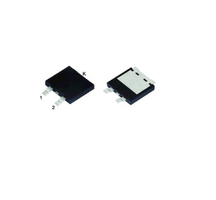 Vishay V20D SMD Schottky Gleichrichter & Schottky-Diode 2 Paar Gemeinsame Kathode, 60V / 20A SMPD (TO-263AC)