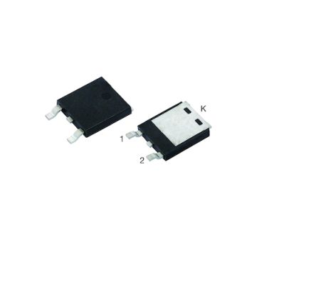 Vishay V6P SMD Schottky Gleichrichter & Schottky-Diode 2 Paar Gemeinsame Kathode, 100V / 6A SlimDPAK (TO-252AE)