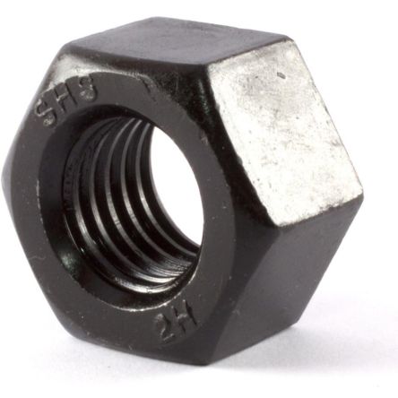 RS PRO Steel Hex Nut, 1/2-13in