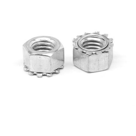 RS PRO Steel K-Nut, 1/4-28in