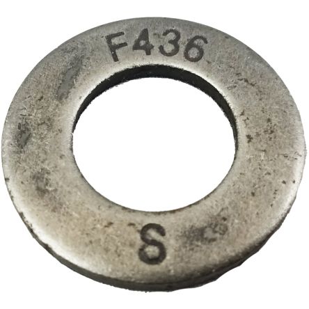 RS PRO Unterlegscheibe Flach- X 1/4Zoll, Stahl