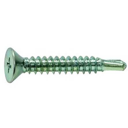 RS PRO Tornillo Autoperforante, 2 1/2pulgada, De Acero Galvanizado