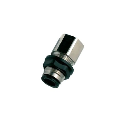 Legris 3136 Series Bulkhead Threaded-to-Tube Adaptor, G 3/8 Female To Push In 6 Mm, Threaded-to-Tube Connection Style