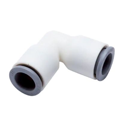 Legris 6302 Series Elbow Tube-toTube Adaptor, Push In 4 Mm To Push In 6 Mm, Tube-to-Tube Connection Style