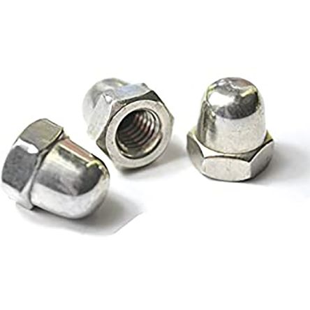 RS PRO Steel Dome Nut, 1/4-28in