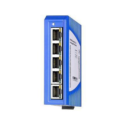 Hirschmann SPIDER Unmanaged Ethernet Switch, 5 X RJ45 / 100Mbit/s, Bis 100m Für DIN-Schienen, 0, 9.6 → 32V Dc