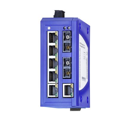 Hirschmann Switch Ethernet No Gestionado SPIDER-SL-20-06T1M2M299SY9HHHH, 6 Puertos RJ45, Montaje Carril DIN, 100Mbit/s