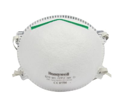 Honeywell Safety Honeywell 5210 FFP2 Einweggesichtsmaske, Vergossen EN 149:2001+A1:2009, Weiß, 20 Stück