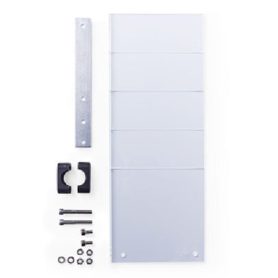 AUER Signal XIB Platte Weiß, Für Modulare Signaltürme Der Eco-Modul-Serie, Typenschild