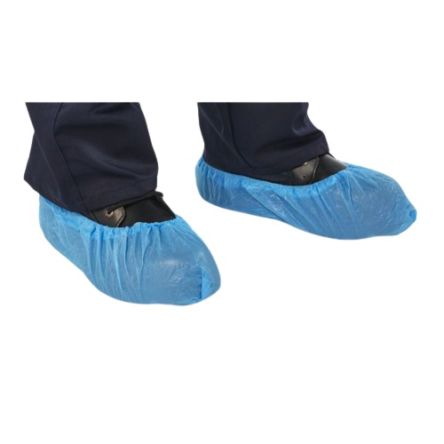 RS PRO Cubrezapatos Desechables Para Visitantes De Color Azul, Talla Talla única, Paquete De 100 Unidades