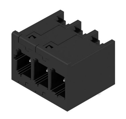 Weidmuller 5mm Pitch 3 Way Pluggable Terminal Block, Header, Plug-In