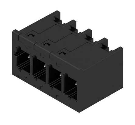 Weidmuller 5mm Pitch 4 Way Pluggable Terminal Block, Header, Plug-In