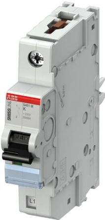 ABB Leitungsschutzschalter Typ K, 1-polig 1.6A 240V SMISSLINE TP DIN-Schienen-Montage