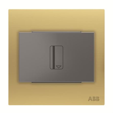 ABB AM4 Lichtschalter, Bündig-Montage Kartenschalter IP 20 16A, 250V Gold