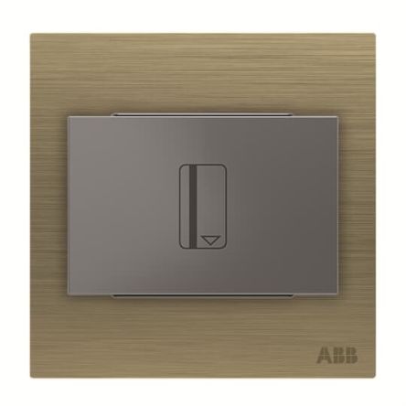 ABB AM4 Lichtschalter, Bündig-Montage Kartenschalter 16A, 250V Gold