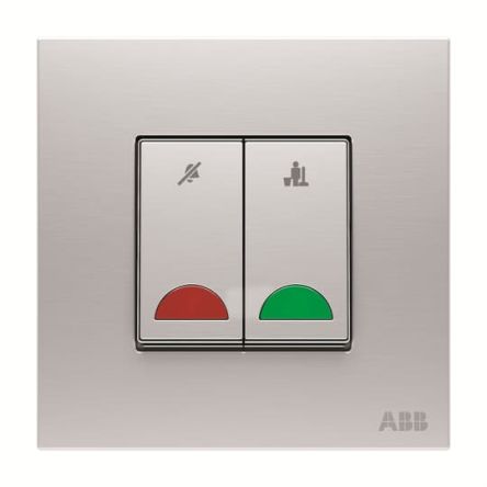 ABB AM4 Lichtschalter, Bündig-Montage IP 20, 1-polig, 2-teilig, 1 Wege 10A, 230V Silber