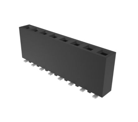 Amphenol ICC Leiterplattenbuchse 8-polig / 1-reihig, Raster 2.54mm