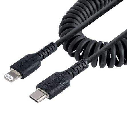 StarTech.com Cable USB 2.0, Con A. Lightning Macho, Con B. USB C Macho, Long. 500mm, Color Negro