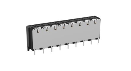 ERNI Conector De PCB, De 50 Vías En 2 Filas, Paso 1mm, Montaje Superficial, Orificio Pasante