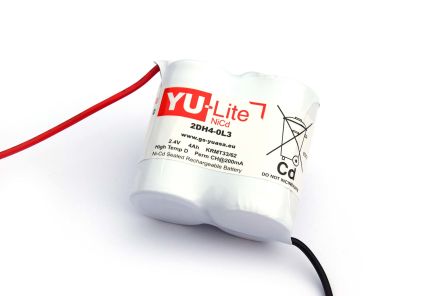 Yuasa YU-Lite NiCd 2DH4-0L3 NiCd D Batterien, 2.4V