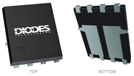 DiodesZetex DMC1018UPDWQ-13 N/P-Kanal-Kanal, SMD MOSFET 12 V, 20 V / 5,4 A, 10 A, 8-Pin PowerDI5060-8