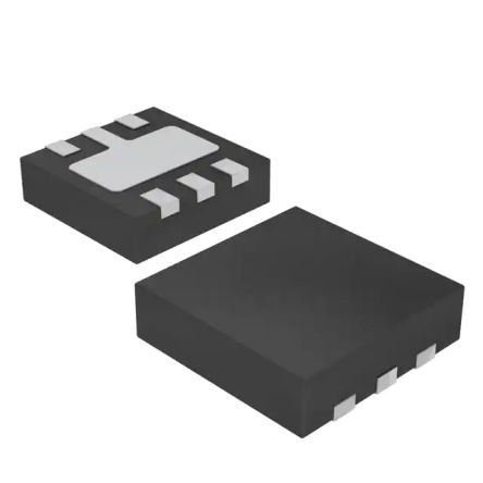DiodesZetex Dual N-Channel MOSFET, 4.6 A, 20 V, 6-Pin U-DFN2020 Diodes Inc DMN2053UFDB-7
