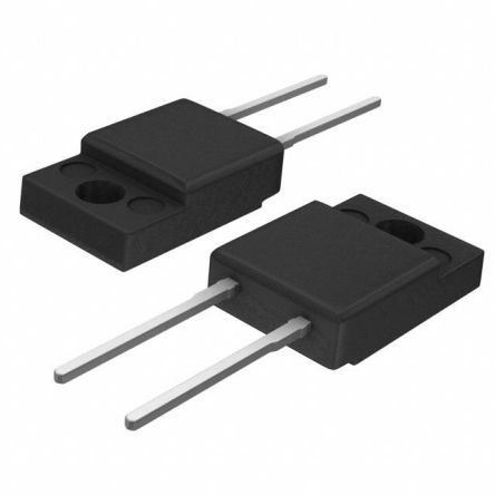 DiodesZetex Diodes Inc 600V Fast Recovery Epitaxial Diode Rectifier & Schottky Diode, 2-Pin ITO-220AC DTH3006FP