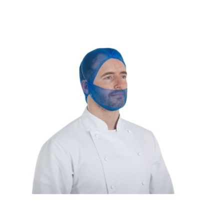 Aburnet Disposable Beard Mask For Food Industry Use, Hair Net Type