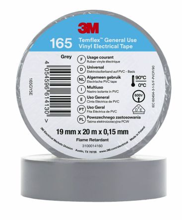 3M 165 grey 19mm x 20m