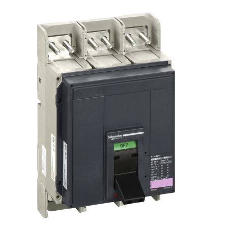 Schneider Electric Interruttore Magnetotermico Scatolato 33351, 3, 1.25kA, Fissa
