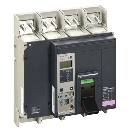Schneider Electric Interruttore Magnetotermico Scatolato 33364, 4, 1.6kA, Fissa
