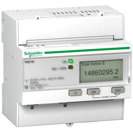 Schneider Electric 施耐德能量计, LCD, IEM3000系列