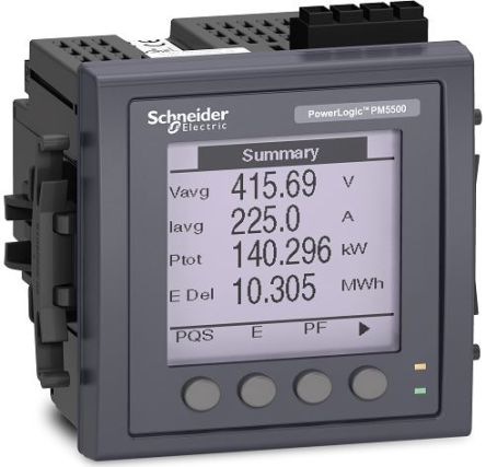 Schneider Electric 施耐德能量计, 背光 LCD, PM5560系列