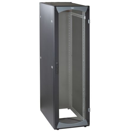 Schneider Electric Systemschrank IP20, Aus Stahl Hellgrau, Eine Tür Transparent, 2000 X 800 X 1000mm