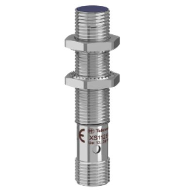 Telemecanique Sensors Inductive Barrel-Style Inductive Proximity Sensor, M12 X 1, 4 Mm Detection, PNP Output, 24 V