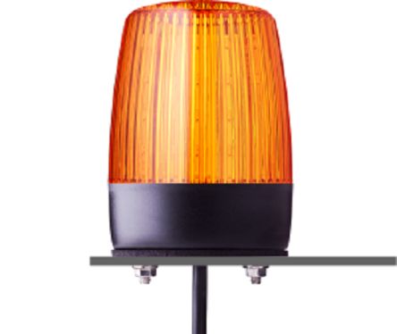 AUER Signal PFH, LED Multi-Stroboskop LED-Signalleuchte Orange, 24 V AC/DC, Ø 75mm