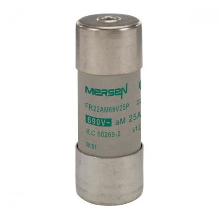 Mersen Feinsicherung AM / 25A 22.2 X 58mm 690V Ac Keramik