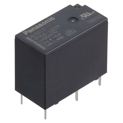 Panasonic PCB Mount Non-Latching Relay, 12V Dc Coil, 16.7mA Switching Current, SPST