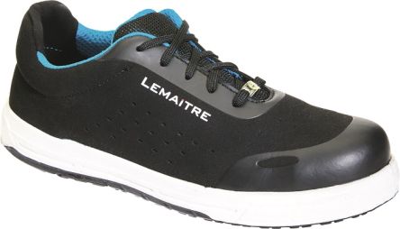 LEMAITRE SECURITE OHMEX Unisex Black Toe Capped Low Safety Shoes, UK 11, EU 46